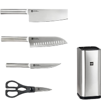 Набор ножей Xiaomi HuoHou Stainless steel kitchen Knife set HU0095