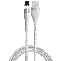 Кабель Baseus Zinc Magnetic USB - Lightning 2.4A 1м Белый