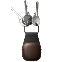 Брелок Nomad Leather Keychain для трекера AirTag Коричневый
